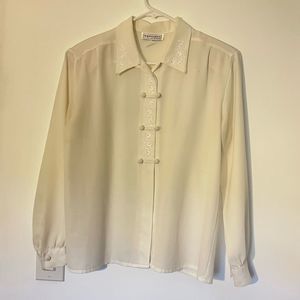Oriental inspired vintage blouse